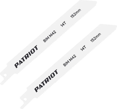Набор пильных полотен PATRIOT 152x19x0.92мм 14T / 814010511 (2шт) - 