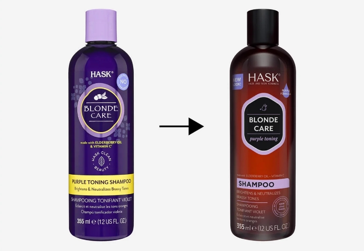 Оттеночный шампунь для волос HASK Blonde Care Purple