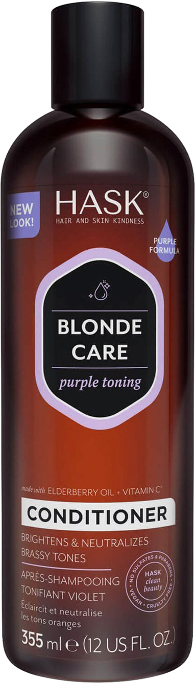 Тонирующий кондиционер для волос HASK Blonde Care Purple