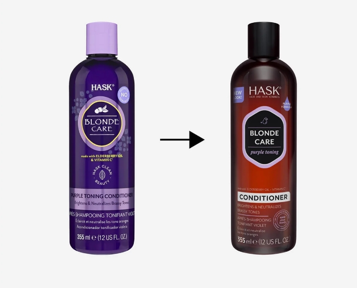 Тонирующий кондиционер для волос HASK Blonde Care Purple