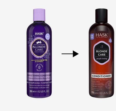 Тонирующий кондиционер для волос HASK Blonde Care Purple (355мл)