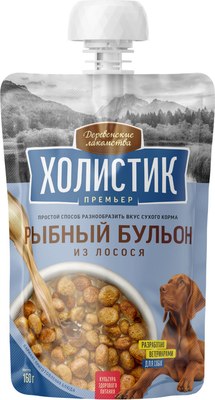 

Лакомство для собак, Холистик Премьер Рыбный бульон из лососяй
