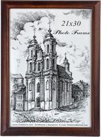 Рамка No Brand 01 21x30 02 эффект 16 / 121300216 (светлый клен) - 