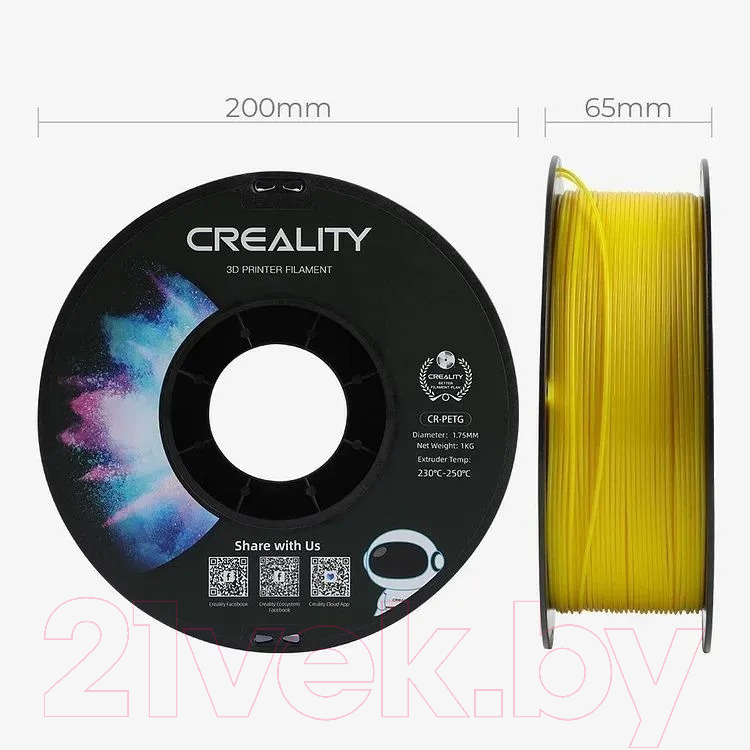 Пластик для 3D-печати Creality CR-PETG 1.75мм / 3301030033