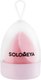 Спонж для макияжа Solomeya Microfiber Velvet Sponge Peach / 06-945 (персик) - 
