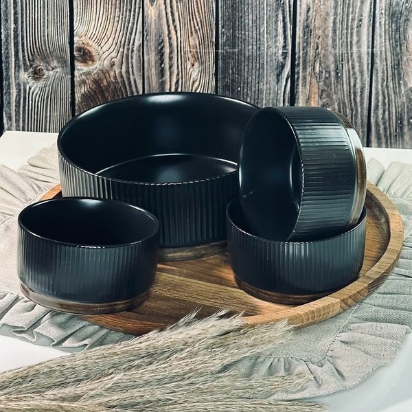 Набор салатников Lenardi Wood 133-391 (7шт)