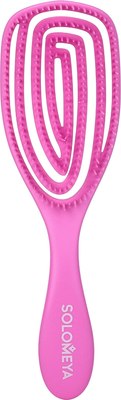 Расческа Solomeya Wet Detangler Oval Raspberry  / 14-2114 (с ароматом малины) - 