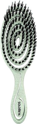 

Расческа, Detangling with natural boar bristle Green / 14-2079