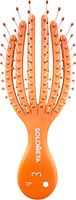 Расческа-массажер Solomeya Detangling Octopus Mini Wet & Dry Orange  / 14-2084 (оранжевый) - 