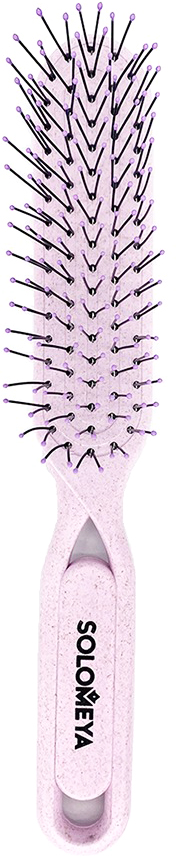 Расческа-массажер Solomeya Detangler Wet & Dry Pastel Lilac / 14-2059 (пастельно-сиреневый)