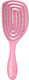 Расческа-массажер Solomeya Detangler Wet & Dry Oval Strawberry / 14-2031 (с ароматом клубники) -