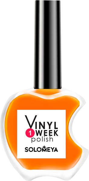 Лак для ногтей Solomeya One Week Vinyl Polish Flame Orange тон 33 (13мл)