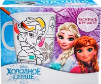 Набор для творчества Disney Кружка под роспись. Анна и Эльза. Холодное сердце / 4276669 - 