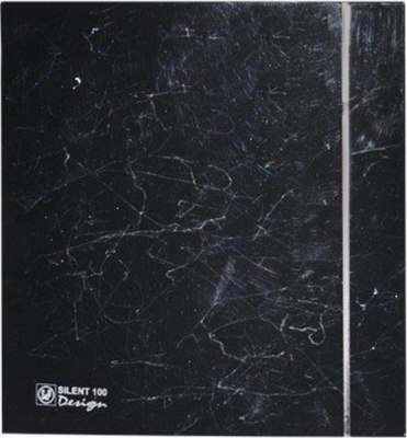 Вентилятор накладной Soler&Palau Silent-100 CRZ Marble Black Design / 5210401500-434900