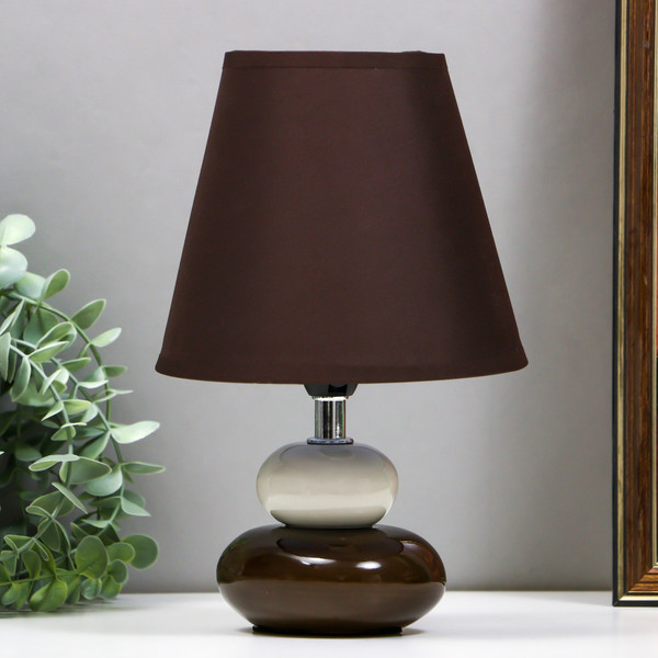 Изображение товара Прикроватная лампа Risalux Сад камней 1099906 (коричневый/белый)
