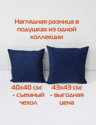 Подушка декоративная MATEX Aria Line / 59-486 (темно-синий)