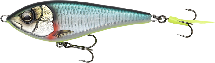 Воблер Savage Gear Deviator Swim slow sinking Green Silver 69880