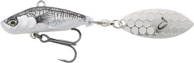 Тейл-спиннер Savage Gear 3D Sticklebait Tailspin Sinking Black Silver 76817