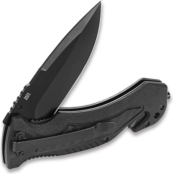 Нож туристический GANZO G628-GY (черный/серый)