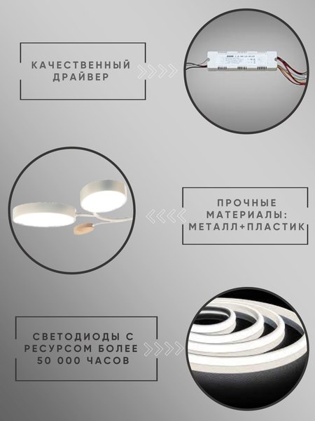 Люстра Aitin-Pro X9894/4 (белый)
