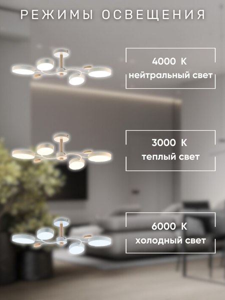Люстра Aitin-Pro X9894/4 (белый)