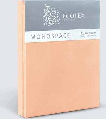 Пододеяльник ECOTEX Моноспейс 1.5сп / ПДС1 (персиковый)