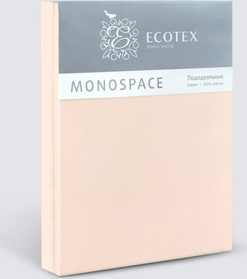 Пододеяльник ECOTEX Моноспейс 2сп / ПДС2 (пудровый)