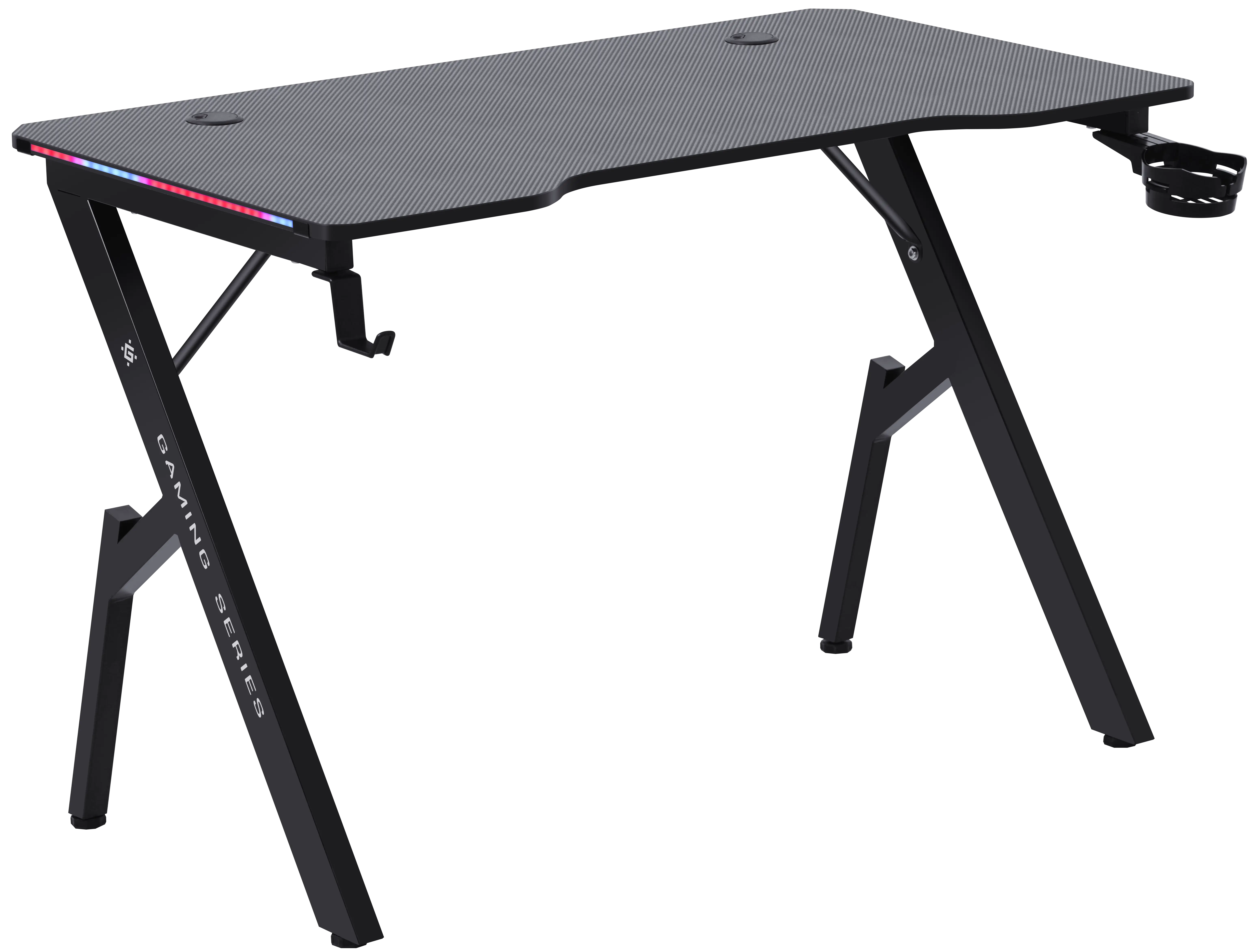 Геймерский стол Defender Gaming Ino RGB / 64074 (черный)