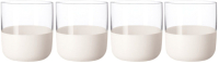 Набор шотов Villeroy & Boch Manufacture Rock Blanc / 11-3799-8240 (4шт) -