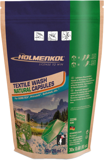 Капсулы для стирки Holmenkol Textile Wash Natural Capsules для стирки мембранных тканей 22246