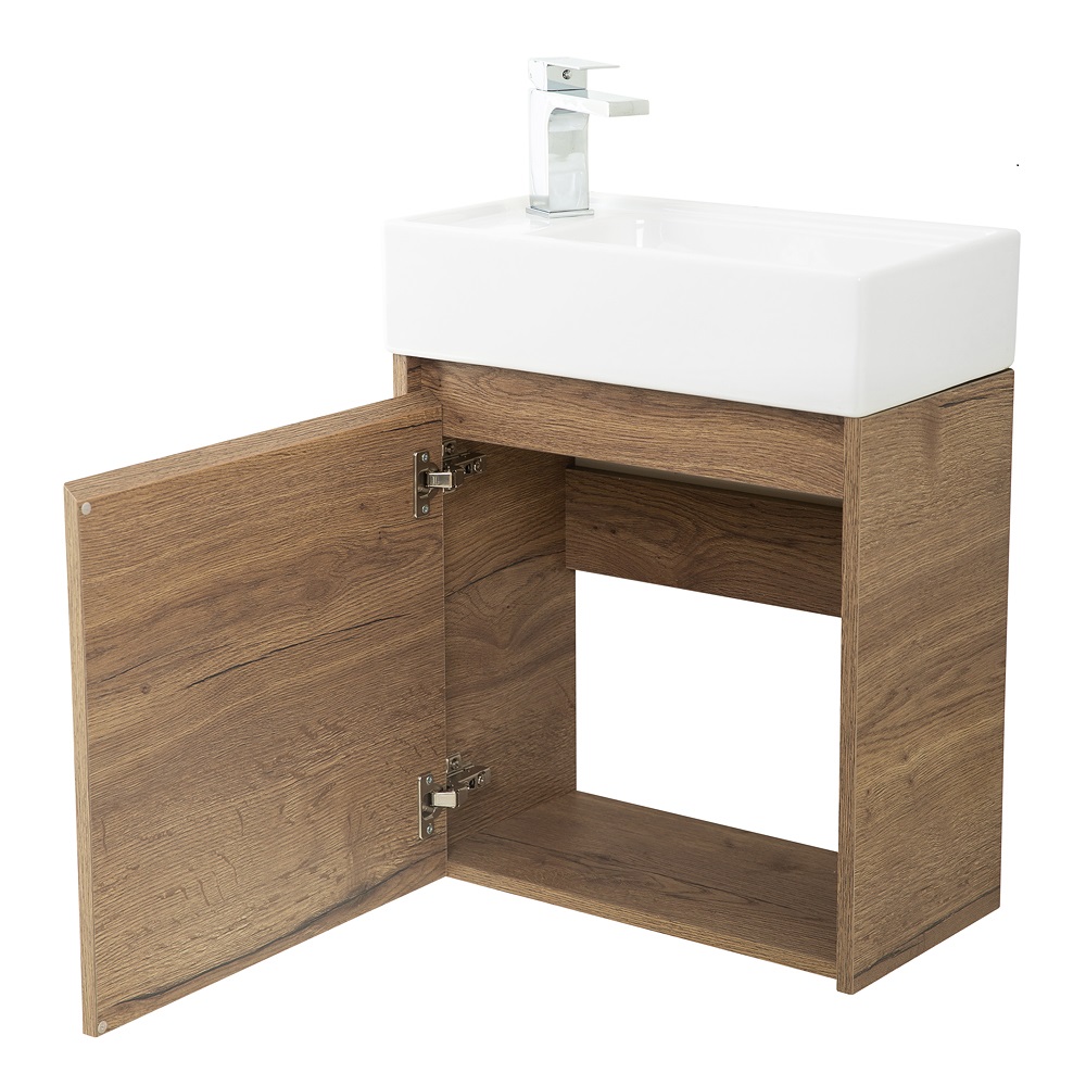 Тумба с умывальником BelBagno Kraft MINI-500/260-1A-SO-RT-L + 7045-KL