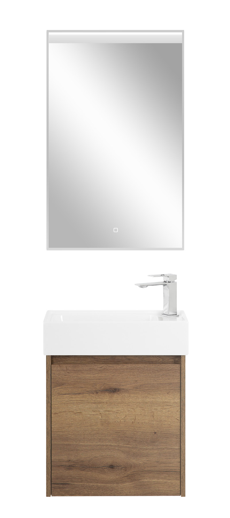 Тумба с умывальником BelBagno Kraft MINI-500/260-1A-SO-RT-L + 7045-KL