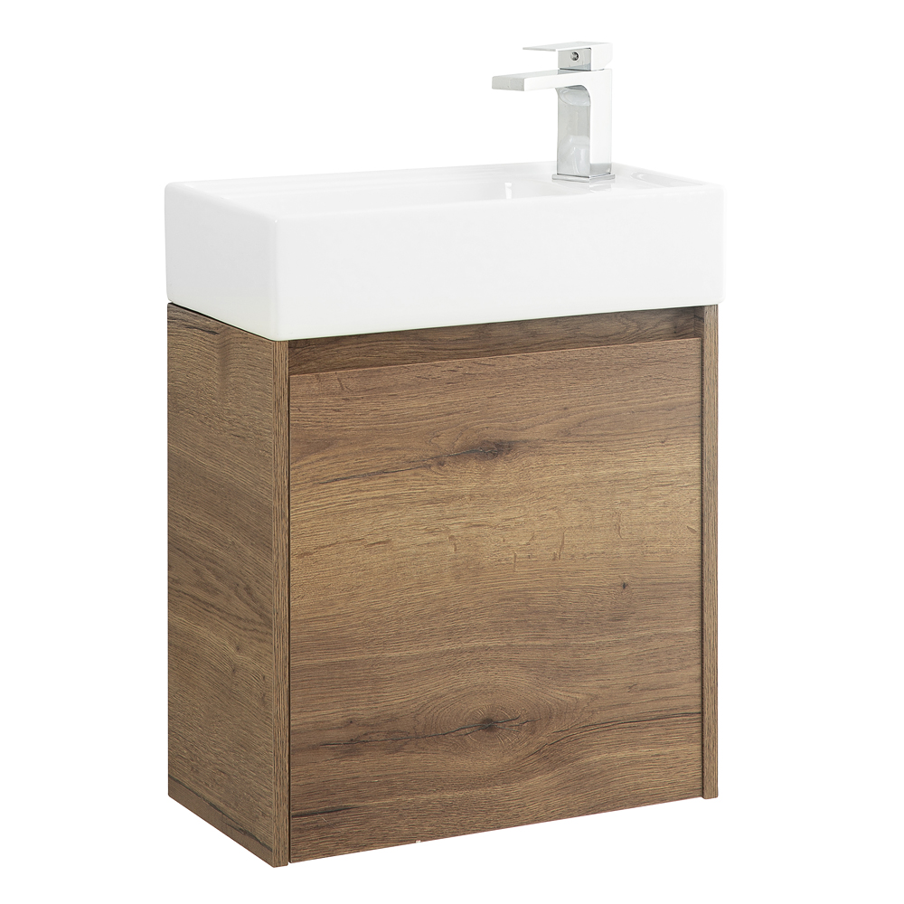 Тумба с умывальником BelBagno Kraft MINI-500/260-1A-SO-RT-L + 7045-KL