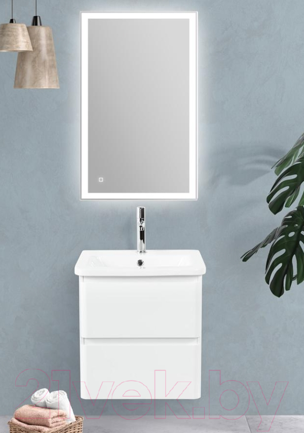 Тумба с умывальником BelBagno ALBANO-CER-600-2C-SO-BL + 12060-KL