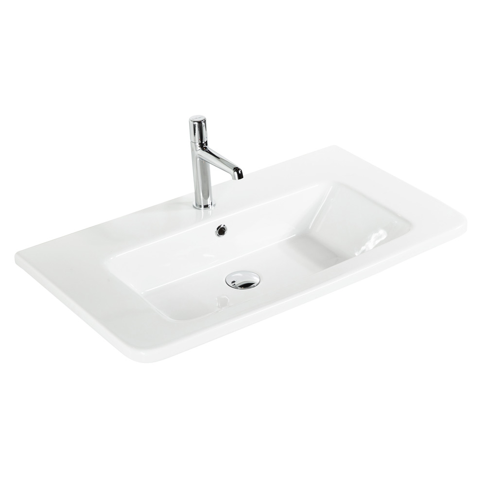 Тумба с умывальником BelBagno ALBANO-CER-800-2C-SO-BL + 12080-KL