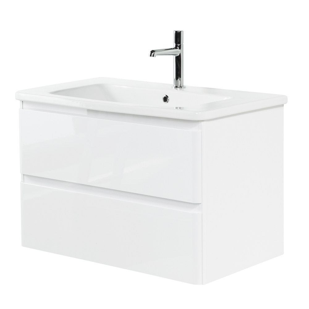 Тумба с умывальником BelBagno ALBANO-CER-800-2C-SO-BL + 12080-KL