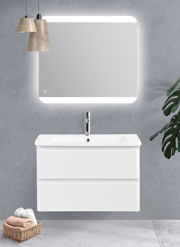 Тумба с умывальником BelBagno ALBANO-CER-800-2C-SO-BL + 12080-KL