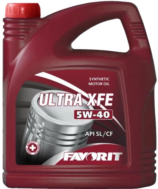 Моторное масло Favorit Ultra XFE 5W40 SL/CF / 56717 (5л)