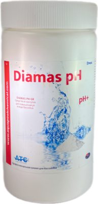 Средство для регулировки pH ATC pool chemicals Diamas pH GR PH-плюс гранулированное (1кг)