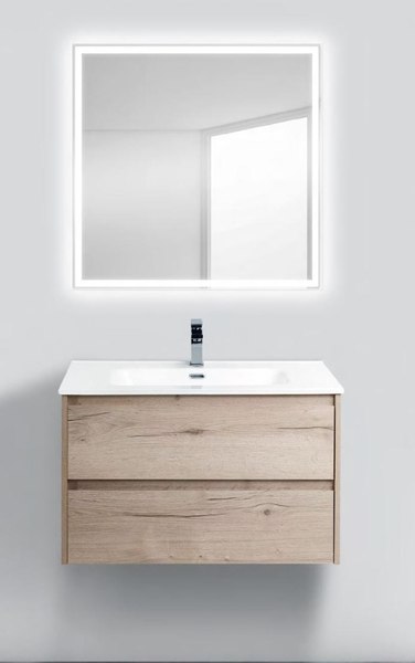 Тумба с умывальником BelBagno Kraft-800-2C-SO-RGB + LOV-800-LVB