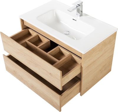 Тумба с умывальником BelBagno Kraft-800-2C-SO-RNN + LOV-800-LVB