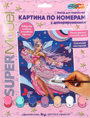 

Картина по номерам, Супермодель / CANV17X23D-TOPF