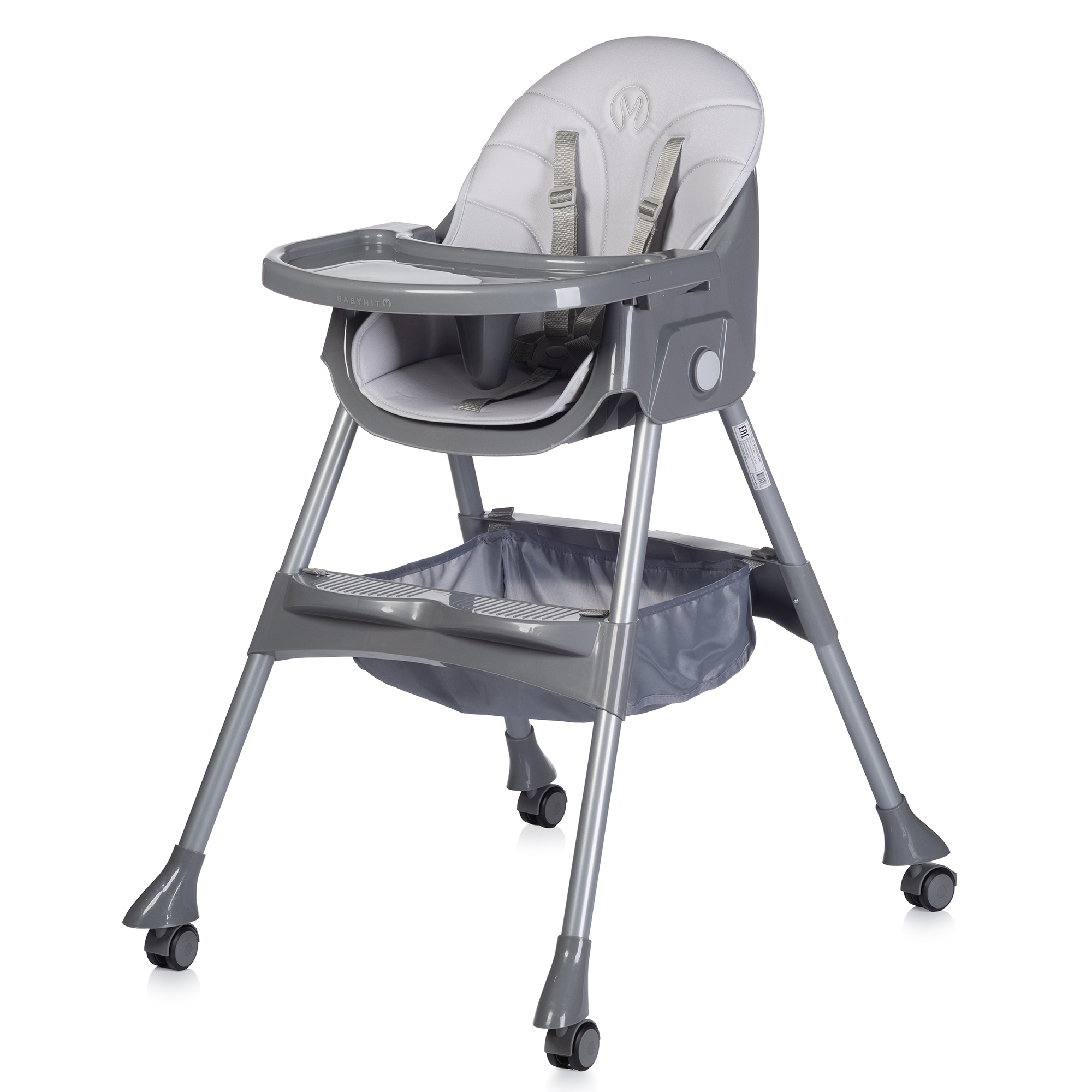 Стульчик для кормления Babyhit Cupcake / BHC103 (Light Grey) — фото 2