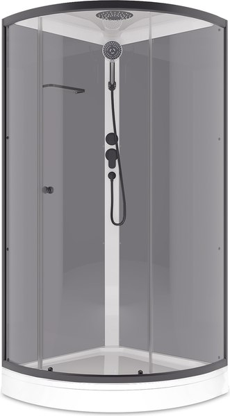 Душевая кабина Domani-Spa Simple 99 Black / DS01Sm99LGrCl00.Gt-V1.2-Black