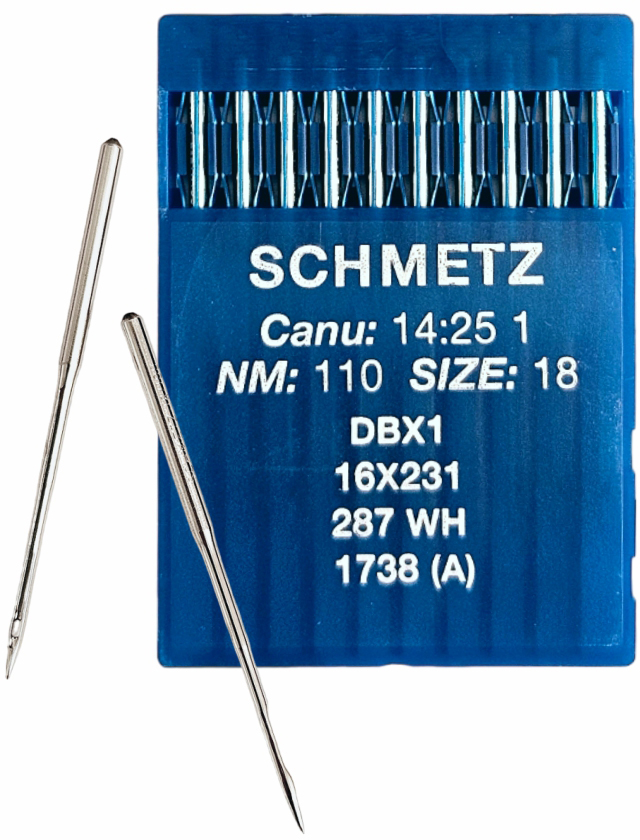 Набор игл для промышленной швейной машины Schmetz DBx1 110 Sch-10 (10шт, универсальные)