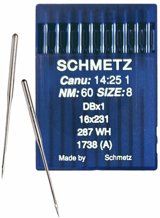 Набор игл для промышленной швейной машины Schmetz DBx1 60 Sch-10 (10шт, универсальные)