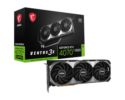 Видеокарта MSI GeForce RTX 4070 Ti Super 16G Ventus 3X OC