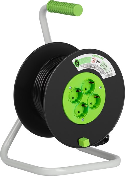 Удлинитель на катушке ЭРА Greenline KAT-3x1-20m / Б0065130