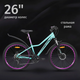 Велосипед Nialanti Pandora MD 26 2025 (13.5, бирюзовый, разобранный, в коробке) - 