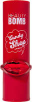 Бальзам для губ Beauty Bomb Candy shop тон 01 розовый с блестками - 